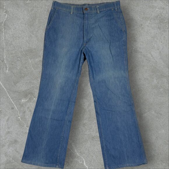 Levi's Other - Vintage 70s Levi's For Men Skosh More Room Orange Tab Talon Zipper - 35x28.5